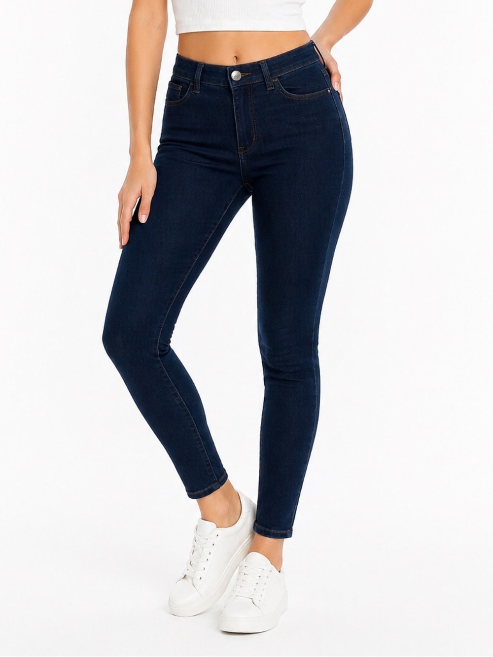 Calvin Klein Jeans Women’s Dark Wash Legging Skinny Stretch Denim Size 30/10P